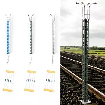 Башенный свет, окрашенные лампы, аксессуары, украшения «сделай сам», рабочие в сборе серебряный