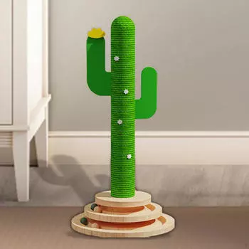 Башня для лазанья с когтеточкой и игрушкой для домашних кошек Style A