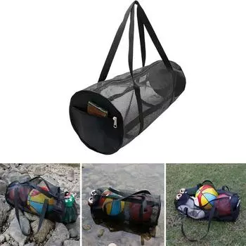 Basketball And Football Storage Bag ,Large-capacity Sports Yoga Fitness Training PVC Fashion Portable Shoulder Bag чёрный