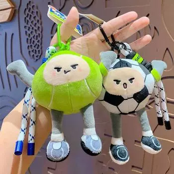 Basketball Baseball Volleyball Plush Pendant Plush Football Plush Key Ring Children Toys Baseball