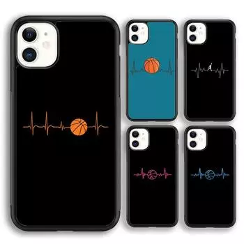 Мягкий чехол для телефона Basketball Dunking Player Heartbeat для iPhone 14 5 SE 2020 6s 7 8 plus XR XS 11 12 13 mini pro max shell iPhone 6plus