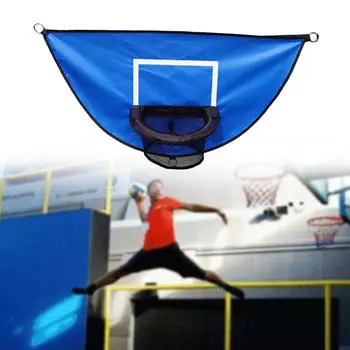 Basketball Hoop for Trampoline Easy to Install Frame Kids Adults Accessory синий
