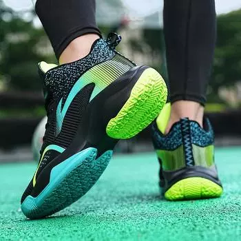 Basketball shoes Boys trendy shoes Student sports training shoes Room youth sports shoes Breathable non-slip wear-resistant basketball shoes 36