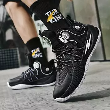 Basketball shoes men s shoes popular summer mesh breathable student running shoes soft-soled shoes sneakers low-top non-slip sneakers 35