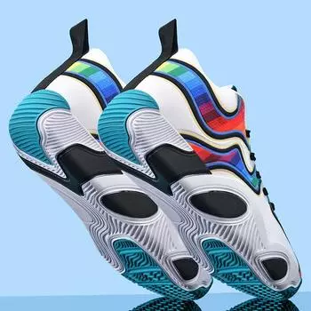 Баскетбольные кроссовки, молодежные ботинки, новые кроссовки в стиле «боевой стиль», тренировочные кроссовки с резиновой подошвой, спортивная обувь для мальчиков начальной и средней школы 36