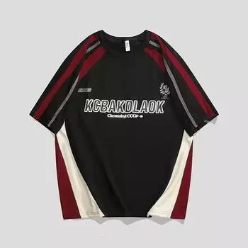 Баскетбольная футбольная майка Футболки для скейтбординга Футболки с короткими рукавами Мужские летние топы Большие быстросохнущие топы Спортивная одежда M