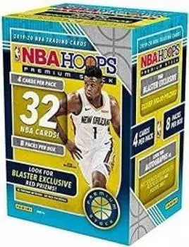 Баскетбольная карточка NBA Panini Hoops Premium Stock Blaster Box Баскетбольная карточка Panini Hoops Premium Stock Blaster Box Red Prizms 2019-20 (Красные призмы)