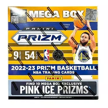 Баскетбольная карточка NBA Panini Prizm Mega Box Ice Баскетбольная карточка Panini Prizm Mega Box Ice 2022-23 (Розовые призмы) (Розовые призмы) оранжевый