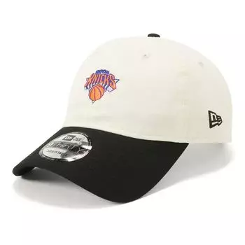 Баскетбольная кепка 9THIRTY NBA MINI LOGO New York Knicks Chrome Black Visor White [New Era] Одежда/Аксессуары