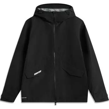Баскетбольная куртка Li Ning Anti-Five Series с капюшоном и застежкой-молнией, удобная дышащая спортивная ветровка, мужская верхняя одежда, черный цвет AFDUA75-1 2XL