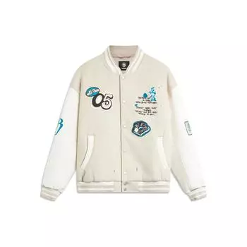 Баскетбольная куртка Li Ning Badfive Professional Basketball Series Digital Inter-Season Stock с вышитым воротником-стойкой и длинным рукавом, мужские куртки AJMU013-2 M