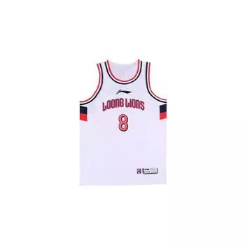 Баскетбольная майка без рукавов серии Li Ning CBA Professional Color Block, мужская, белая AAYTB79-1 S