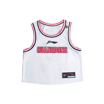 Баскетбольная майка Li Ning CBA Alliance Edition без рукавов, дышащая, женская, стандартная, белая AAYRB02-1 S