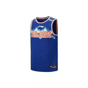 Баскетбольная майка Li Ning CBA Alliance SW Fan Edition сезона 2020-2021, домашняя версия для мужчин, синяя AAYQ405-2 M