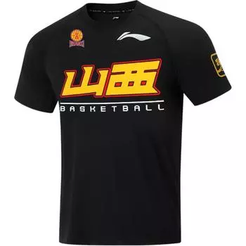 Баскетбольная майка Li Ning CBA Series 24 Season Shanxi Team Printed Comfortable Breathable Unisex Jersey Black ATSU975-2 5XL