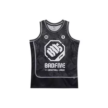 Баскетбольная майка Li Ning X Aape, серия Badfive, свободная, мужская, черный камуфляж AAYR353-1 M