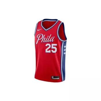 Баскетбольная майка Nike НБА Филадельфия 76ers с мужскими топами Simmons красного цвета AT9812-658 S