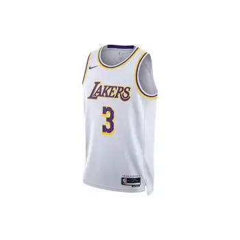 Баскетбольная майка Nike NBA Team Logo, сезон 2022–2023 гг., топы унисекс Davis #3 City Edition, белые DN2081-101 L