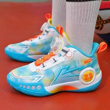 Баскетбольная обувь для мальчиков среднего и большого размера, детская, нескользящая, дышащая, спортивная обувь для одноклассников, мужская и женская, для учеников начальной школы, подростковая 31