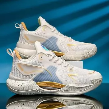 Баскетбольная обувь для мужчин и женщин, детей и подростков, спортивная обувь, высокие кроссовки для практических тренировок, студенческие кроссовки, одинарный вариант. 35