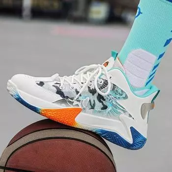 Баскетбольная обувь, модная темпераментная, удобная легкая мужская спортивная обувь для бега, повседневная обувь 39 синий