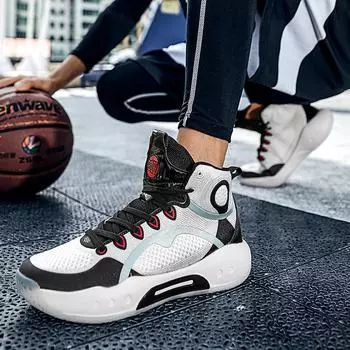 Баскетбольная обувь Мужская спортивная обувь Повседневная обувь для бега 36 чёрный