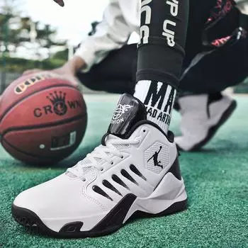 Баскетбольная обувь Мужская спортивная обувь Повседневная обувь для бега 36 белый