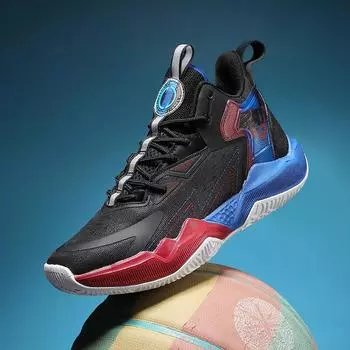 Баскетбольная обувь мужская тренировочная обувь для корта дышащая износостойкая нескользящая удобная спортивная обувь кроссовки для бега теннис 35 синий