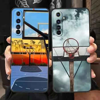 Баскетбольная площадка для спорта для Realme 11 10 9 8 5G 7 6 GT2 Pro Plus C21 C11 C25 C35, мягкий чехол для Realme GT Neo 2 3 3T, чехол для телефона Realme C11