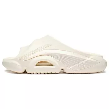 Баскетбольная площадка Li Ning Badfive Slide Бесшумные сандалии для женщин, обувь ванильно-белого цвета ABTT006-1 36