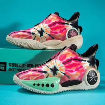 Баскетбольная профессиональная обувь для мужчин и женщин, амортизирующая, прочная, для занятий спортом, для занятий баскетболом, для тренировок, для бега, спортивные кроссовки больших размеров 5 белый