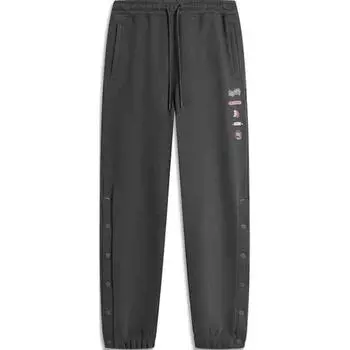 Баскетбольная серия Li Ning Bad Five Letter со средней талией и завязками на шнурке, удобные, дышащие, универсальные, свободные, трикотажные спортивные брюки с манжетами AKLU273-4 L