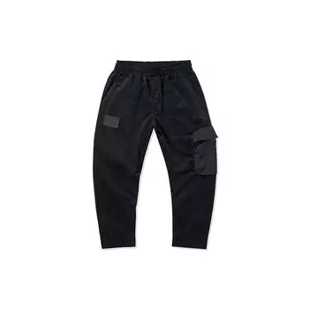 Баскетбольная серия Li Ning Bad Five Corduroy свободные спортивные повседневные брюки мужские брюки черные AKXQ513-1 L