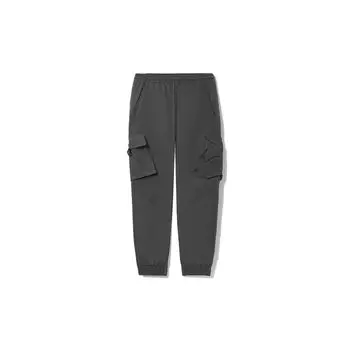Баскетбольная серия Li Ning Badfive, однотонные спортивные штаны с манжетами и большими карманами, мужские штаны, уличный серый цвет AKXR441-4 L