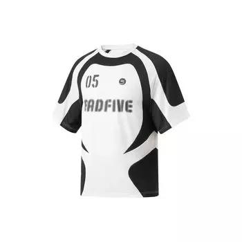 Баскетбольная серия Li Ning Badfive с цветным принтом в виде букв, свободная спортивная футболка с коротким рукавом и регланами, мужские топы, цвет не совсем белый ATSU435-2 XL
