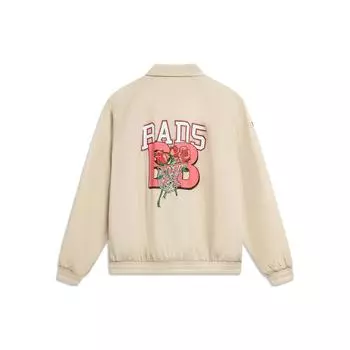 Баскетбольная серия Li Ning Badfive с принтом букв и номеров Поло Свободная повседневная куртка Мужская куртка Гравийно-серый AFDT883-2 M