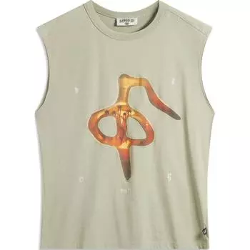 Баскетбольная серия Li Ning Letter с круглым вырезом, удобная дышащая универсальная повседневная жилетка для мужчин, жилеты Shuttle-Leaf-зеленый AVSU741-2 L
