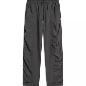 Баскетбольная серия Li Ning, однотонные, со средней талией, на шнурке, удобные, дышащие, свободные, прямые, спортивные длинные брюки, мужские брюки AYKU393-1 XL