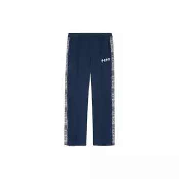 Баскетбольная серия Li Ning с логотипом сбоку, прямые повседневные брюки, мужские низы, синие, AYKR799-2 L