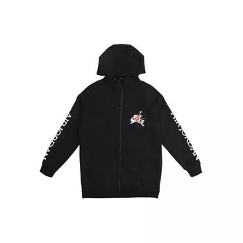 Баскетбольная толстовка с капюшоном Air Jordan, флисовая куртка, мужская верхняя одежда, черная CK2224-010 L