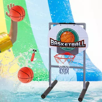 Баскетбольное кольцо для бассейна, Игрушки для игрового кольца, Игрушки для улицы с насосом, Игры
