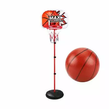 Баскетбольное кольцо Kaitou для детей, Мини-баскетбол, В комплекте с мячом, Регулируемая высота, Для домашнего использования, Для использования в помещении и на улице [Продукт]