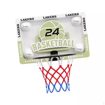 Баскетбольное кольцо щит для игр игрушки складные аксессуары присоска настенное крепление для дня рождения офиса Small