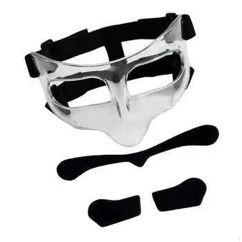 Баскетбольное лицо для защиты носа Clear Black Sticker