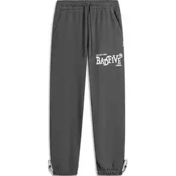 Баскетбольные брюки Li Ning Anti-Five Series, удобные, повседневные, простые, со шнуровкой, свободные манжеты, трикотажные, мужские, низ, сланцево-серый AKLU271-4 S