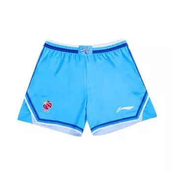 Баскетбольные брюки Li Ning CBA Series Professional Sports Casual Elastic Logo Printed Basketball Pants 24-25 Season Ningbo Team Men Pants AAPU495-1 L