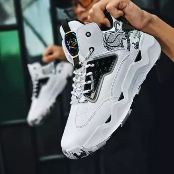 Баскетбольные бутсы унисекс, спортивная баскетбольная обувь, сезонная обувь с высоким берцем, актуальная боевая молодежная обувь, тренировочная спортивная обувь 36