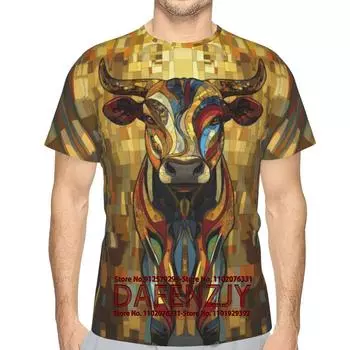 Баскетбольные футболки для мужчин и женщин Футболки с 3D-принтом в виде коровы Футболки с коротким рукавом и графическим принтом S синий