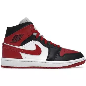 Баскетбольные кроссовки Air Jordan 1 Mid Bred Toe BQ6472-079