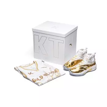 Баскетбольные кроссовки Anta KT8 Gold Blooded High-Top мужские баскетбольные кроссовки белые 112241101S-1 43